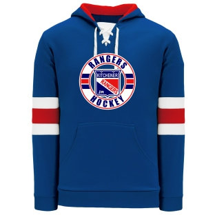 Jr Ranger Hockey Lace Hoodie - Royal Product Image